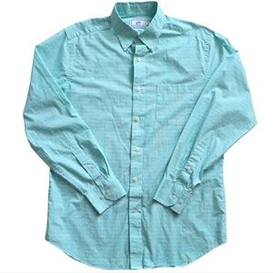 Southern Tide Medium Sefoam Green Long Sleeve Button Down Shirt Coastal